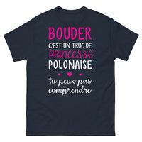 Thumbnail for T-shirt Princesse polonaise marine - La Bouderie Élégante