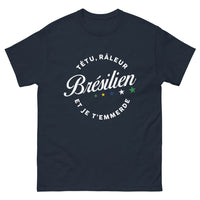 Thumbnail for T-shirt Brésilien marine - râleur têtu