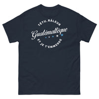 Thumbnail for T-shirt Guatémaltèque bleu marine - têtu et râleur