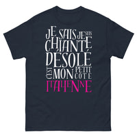 Thumbnail for T-shirt Italie marine - côté italien avec humour
