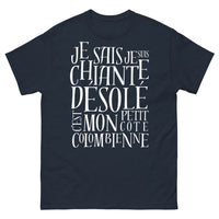 Thumbnail for T-shirt Colombie marine - je suis chiante