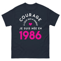 Thumbnail for T-shirt 1986 marine - Courage à ceux qui m'aiment