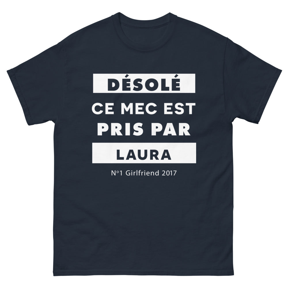 T-shirt Laura N°1 Girlfriend 2017 marine - amour et fierté