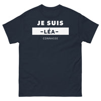 Thumbnail for T-shirt Léa marine face - Je suis Léa, connasse