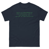 Thumbnail for T-shirt Développeur marine - café en code, magie du web