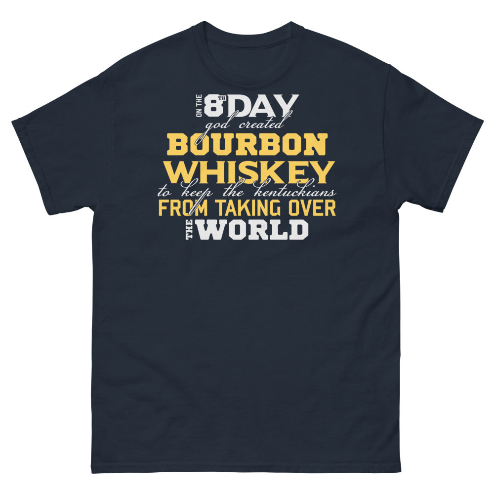 T-shirt Kentucky noir dos - On the 8th Day God Created Bourbon