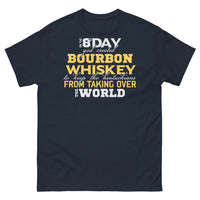 Thumbnail for T-shirt Kentucky noir dos - On the 8th Day God Created Bourbon