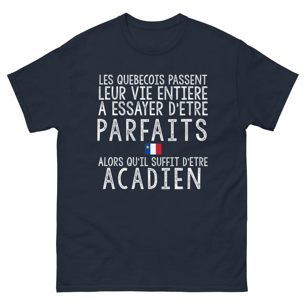 T-shirt Acadien marine - Parfaitement Acadien