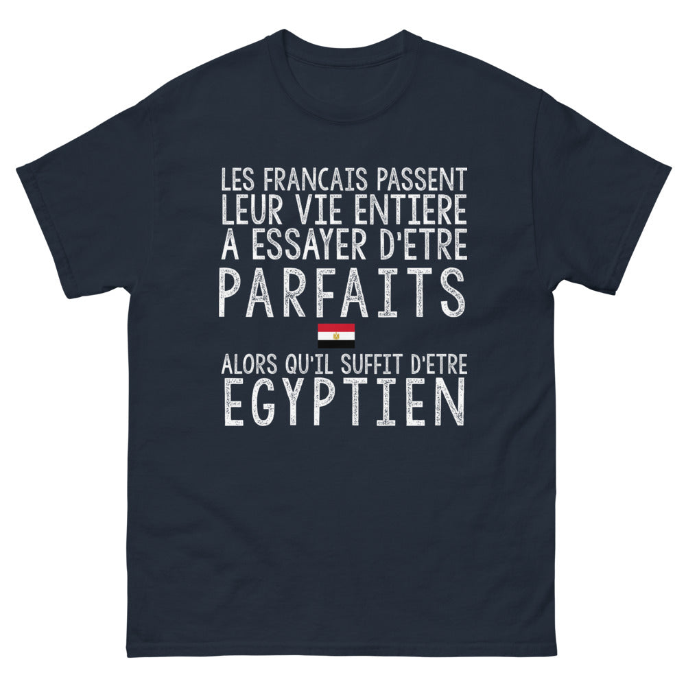 T-shirt Égypte marine - Déclaration égyptienne, humour et fierté