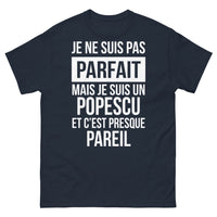 Thumbnail for T-shirt Popescu marine - et c'est presque pareil