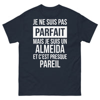 Thumbnail for T-shirt Almeida marine face - Je ne suis pas parfait, Almeida