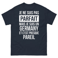 Thumbnail for T-shirt Allemagne marine face - je ne suis pas parfait