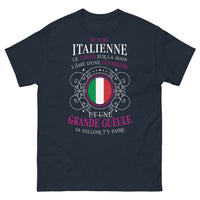 Thumbnail for T-shirt italienne marine - cœur sur la main