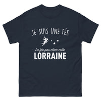 Thumbnail for T-shirt Lorraine marine - je suis une fée, la fée pas chier