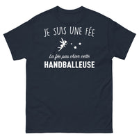 Thumbnail for T-shirt handballeuse féérique marine - texte Je suis une fée