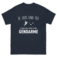 Thumbnail for T-shirt gendarme marine - Je suis une fée pas chier