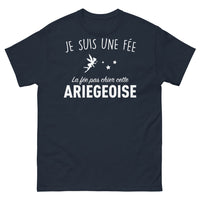 Thumbnail for T-shirt Ariège noir dos - la fée pas chier
