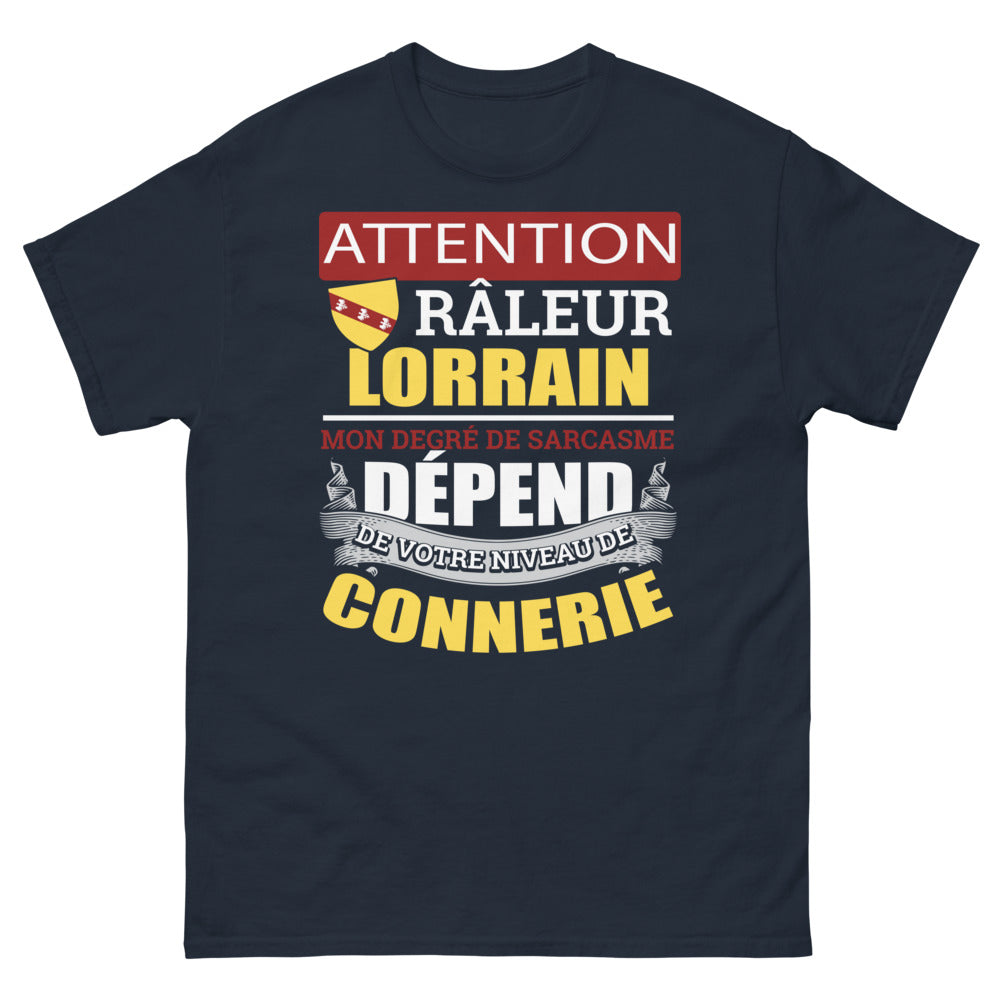 T-shirt Lorraine marine - sarcasme local