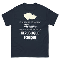 Thumbnail for T-shirt République tchèque marine - fierté tchèque