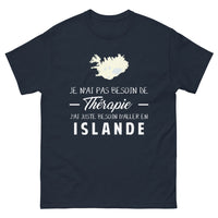 Thumbnail for T-shirt Islande marine - J'ai juste besoin d'aller en Islande