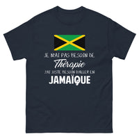 Thumbnail for T-shirt Jamaïque bleu marine - voyage sans thérapie