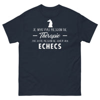 Thumbnail for T-shirt Échecs marine - juste besoin de jouer