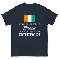 Thumbnail for T-shirt Côte d'Ivoire marine - Besoin d'aller en Côte d'Ivoire