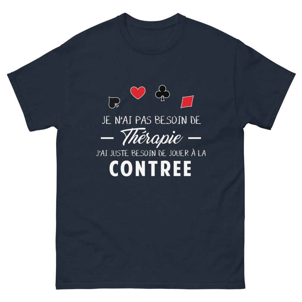 T-shirt Contree marine face - thérapie inutile