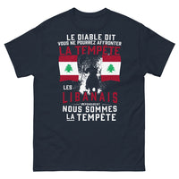 Thumbnail for T-shirt Liban marine - La Tempête