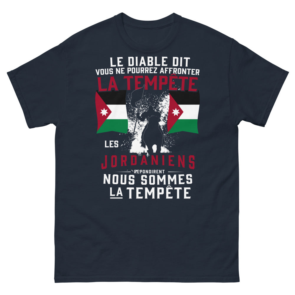 T-shirt Jordaniens marine - bravoure désertique