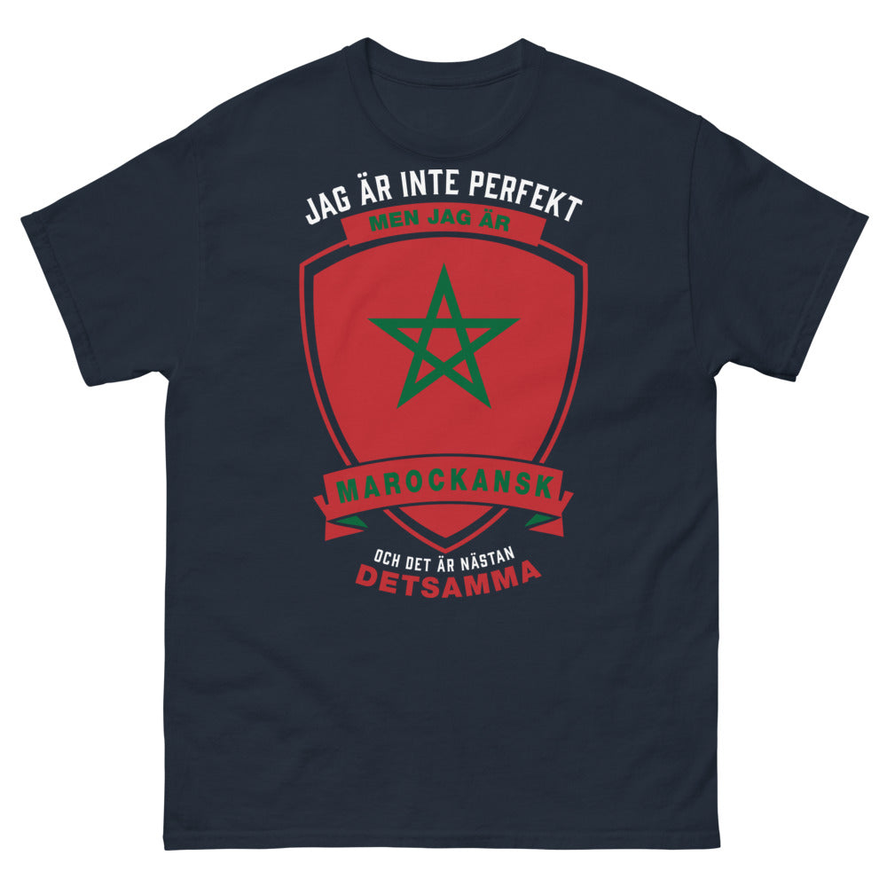 T-shirt Marocaine bleu marine - Fier de mes imperfections