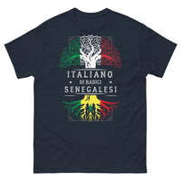 Thumbnail for T-shirt italien de radici sénégalaises bleu marine - festival de cultures
