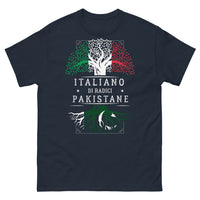 Thumbnail for Maglietta Radici Italiane e Pakistane blu navy - humour e orgoglio