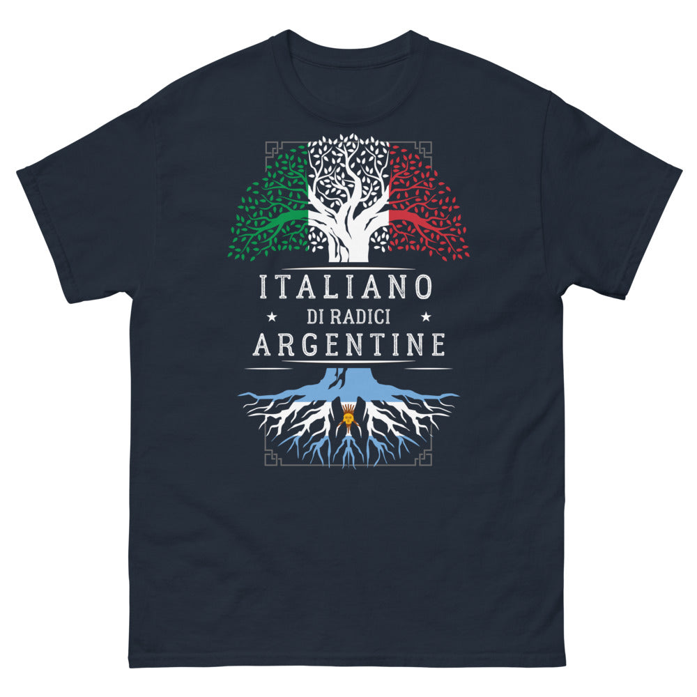 T-shirt radici argentino italiane marine - identità ed orgoglio