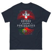 Thumbnail for T-shirt Suisse-Portugaises marine - Suisse de Racines Portugaises