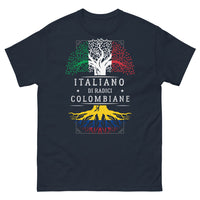 Thumbnail for T-shirt Italo-colombiana blu marino - Radici fiero