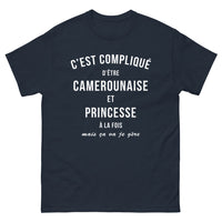 Thumbnail for T-shirt Camerounaise marine - princesse je gère
