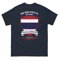Thumbnail for T-Shirt Thailand navy — Non sono perfetto ma sono thailandese