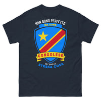 Thumbnail for T-Shirt Congo blu navy - Non sono perfetto ma sono Congolese