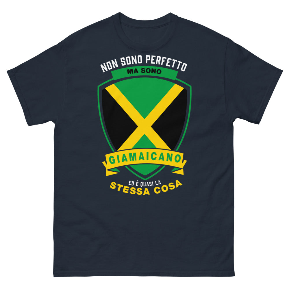 T-Shirt Giamaicano Blu Navy - ma sono giamaicano