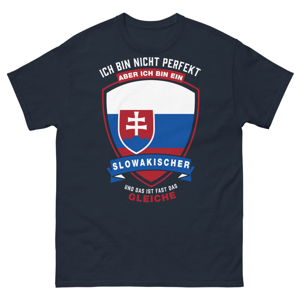 T-shirt slovaque marine face - Slowakischer Stolz