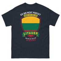 Thumbnail for T-shirt Litauer Stolz marine - pas parfait mais Litauer