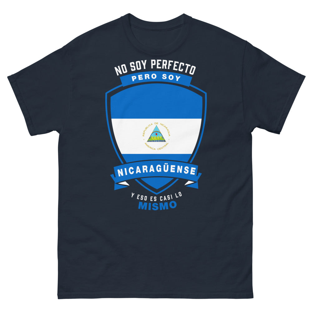 T-shirt Nicaragua marine - No soy perfecto