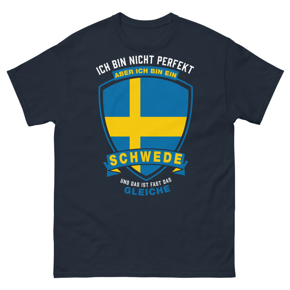 T-Shirt Schweden Marineblau - Aber ich bin Schwede
