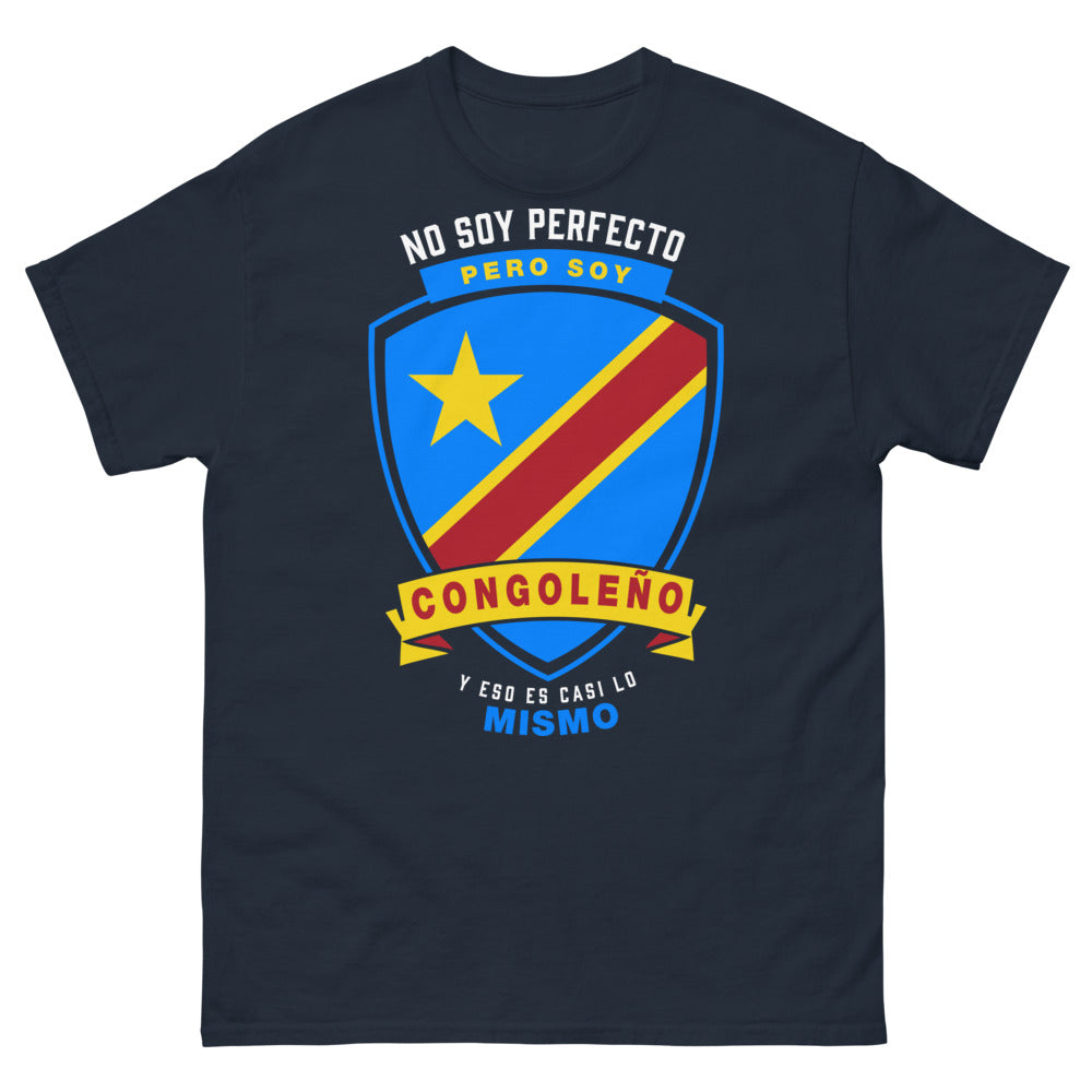 T-shirt Congo marine - pas parfait mais congolais