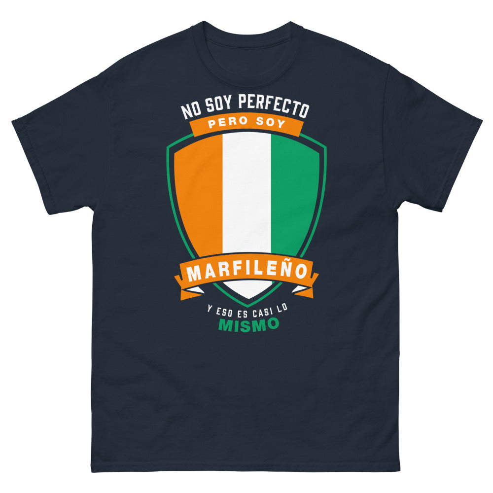 T-shirt Marfileño bleu marine - No soy perfecto