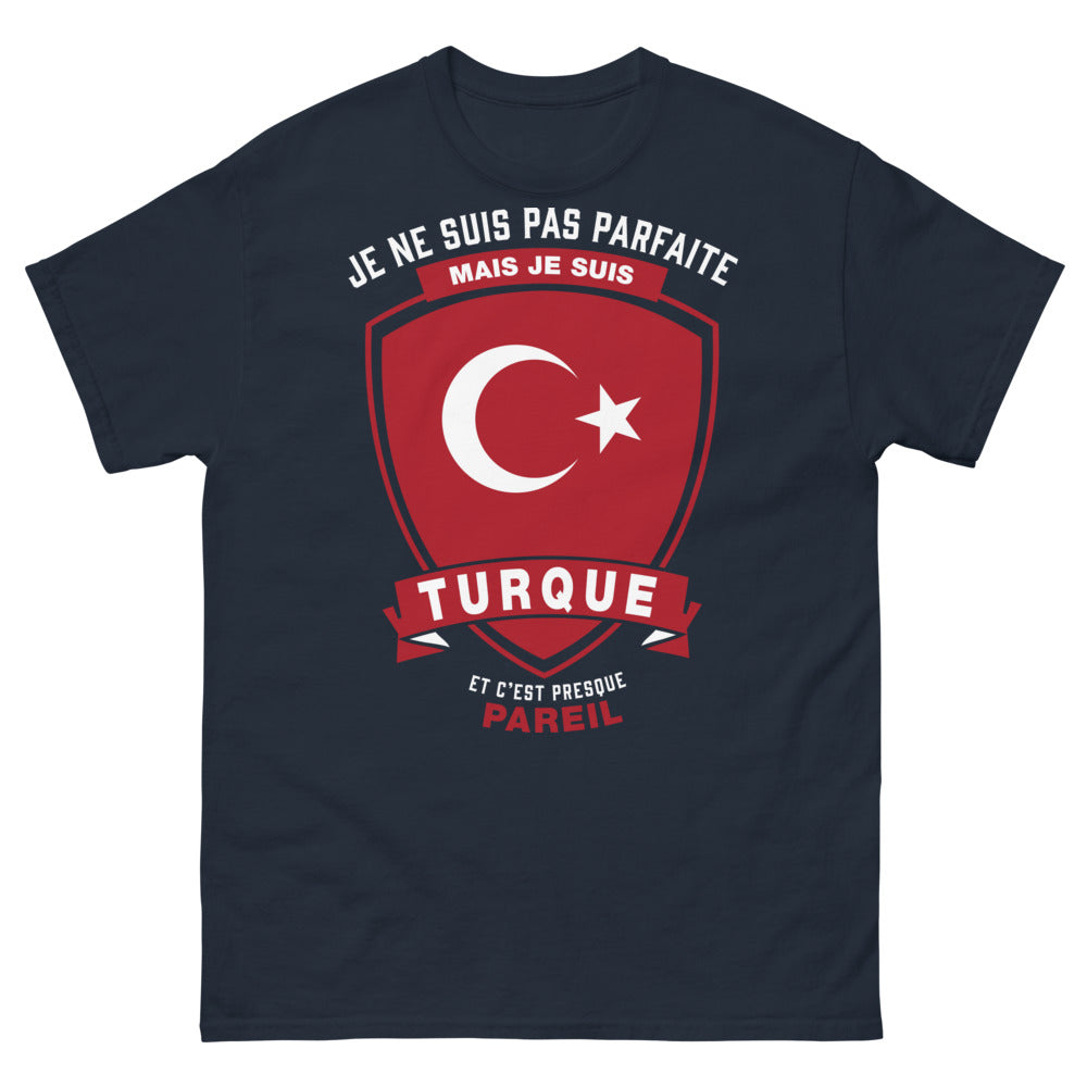 T-shirt Turquie marine - presque parfaite turque