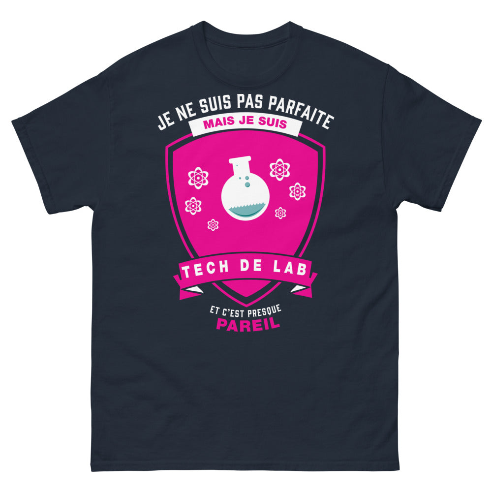 T-shirt tech de lab marine - clin d'œil labo
