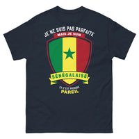 Thumbnail for T-shirt Sénégalais marine - je ne suis pas parfaite, sénégalaise