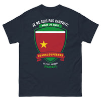 Thumbnail for T-shirt Guadeloupéenne marine - Je ne suis pas parfaite
